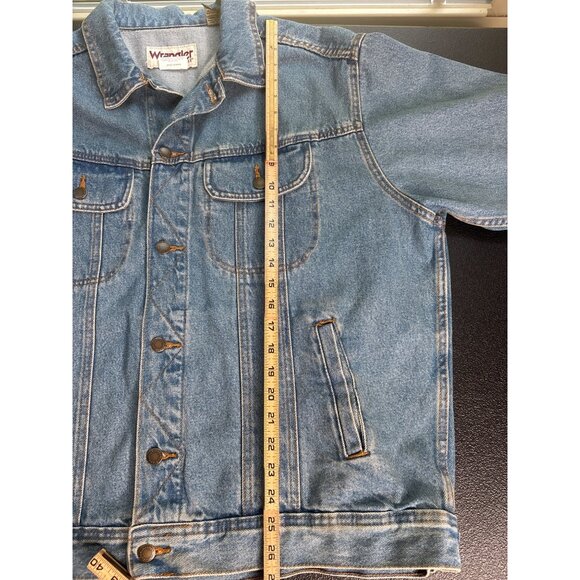 Wrangler Rugged Wear Men's Denim Cowboy Jacket XL - Picture 10 of 11